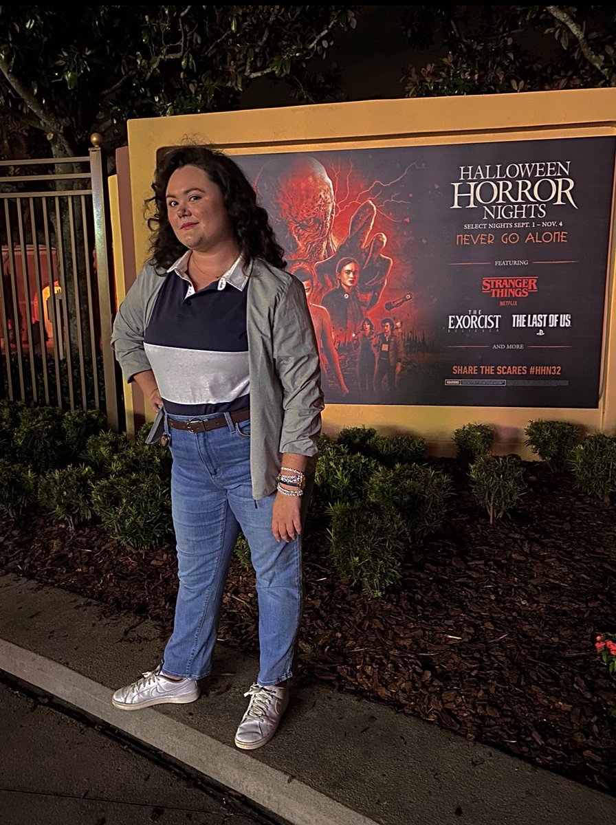SarahBergeson's tweet photo. @strangerwriters So many ST Halloween costumes this year because of HHN Orlando! https://t.co/c36ma5bqFf