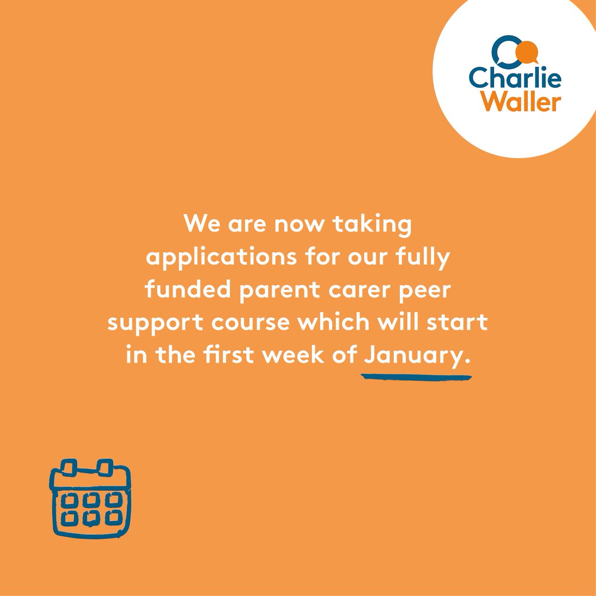 CharlieWallerUK's tweet photo. Applications for our free PCPS training are open now!
 
If you're a parent or carer of a young person with mental health issues, consider training as a Parent Carer Peer Support worker and help other parents who are going through what you've experienced.
 
https://t.co/x5mYereXZF https://t.co/MojO7gTkrq