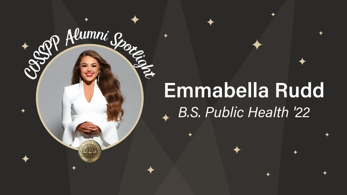 Emmabella Rudd –a COSSPP alumna (B.S. Public Health ‘22) – graduated with her M.S. in Health and the Public Interest from Georgetown University after interning at the White House as a Policy Intern for the Vice President’s Policy Office.

Read more 🔗: coss.fsu.edu/cosspp-alumni-…