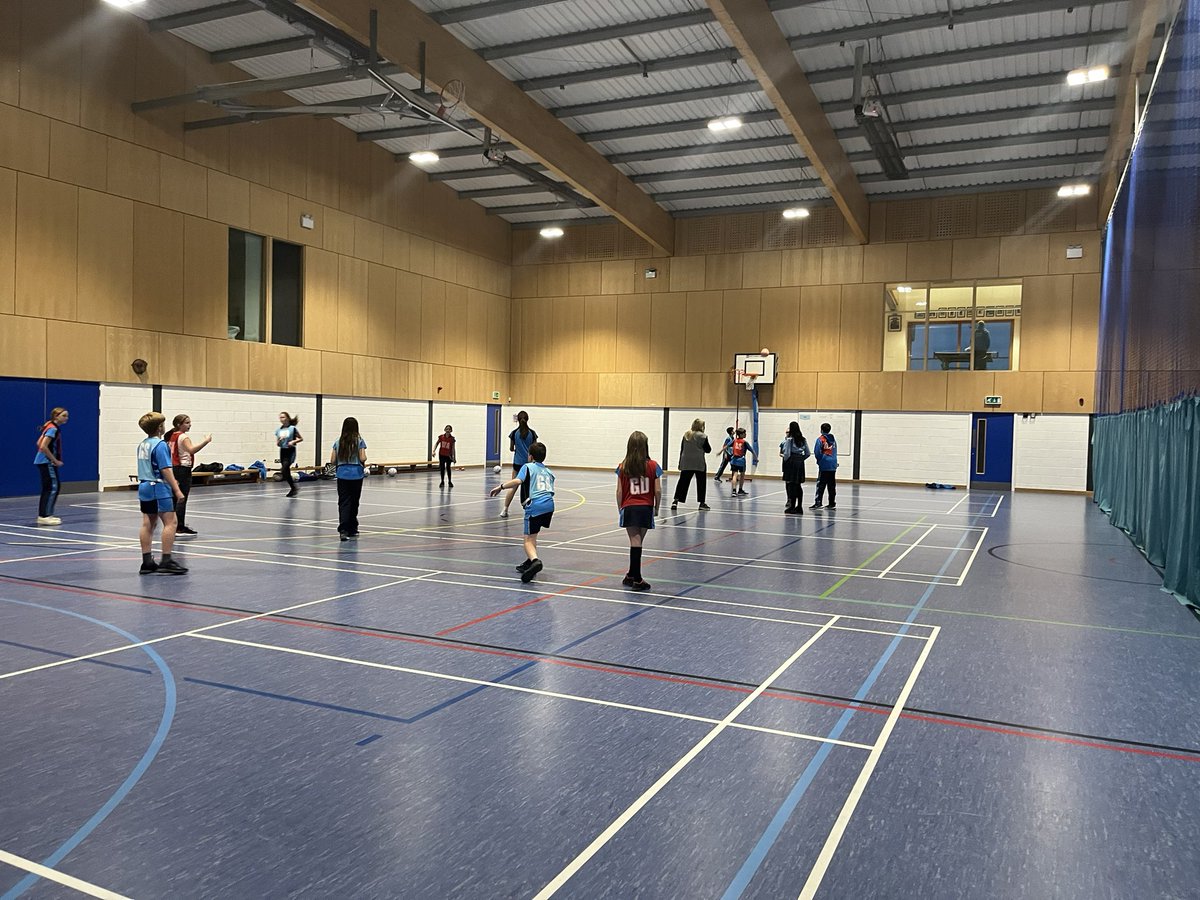Wet day but lots of activity going on after school <a href="/LomondSchool/">Lomond School</a> netball, team building, table tennis and body Weight fitness