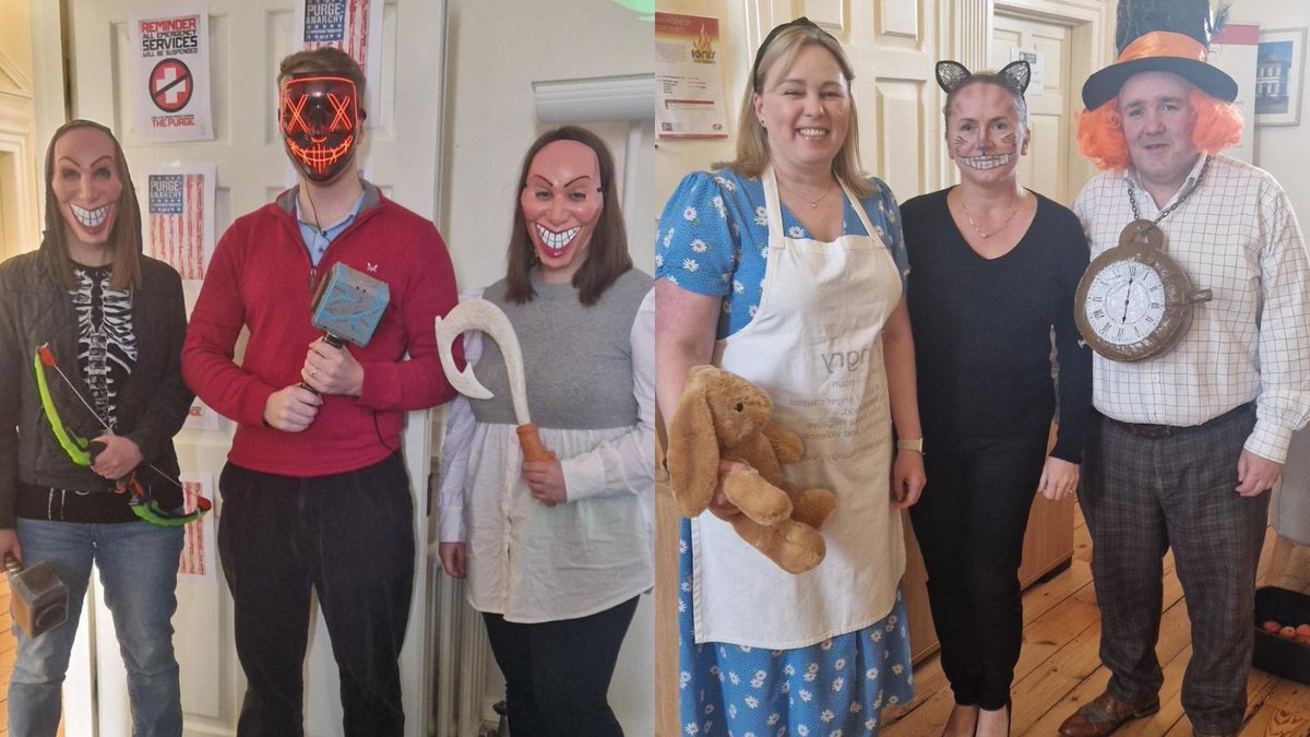 Fitwise_mgt's tweet photo. Happy Halloween from the Fitwise Team! 
 
We’ve had a spooktacular day celebrating Halloween in the office today with team costumes, home baking and of course we had to choose a winner! Well done to Area 51, our CSS team! 

#FitwiseTeam #Halloween #HaveFun #FitwiseValues https://t.co/CwbrO7WoDj