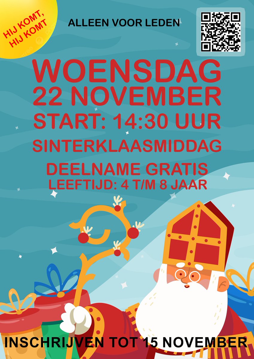 Voor meer informatie kijk op; 
sce-nijmegen.nl 
#Nijmegen  -  #Lindenholt  -  #Sinterklaas