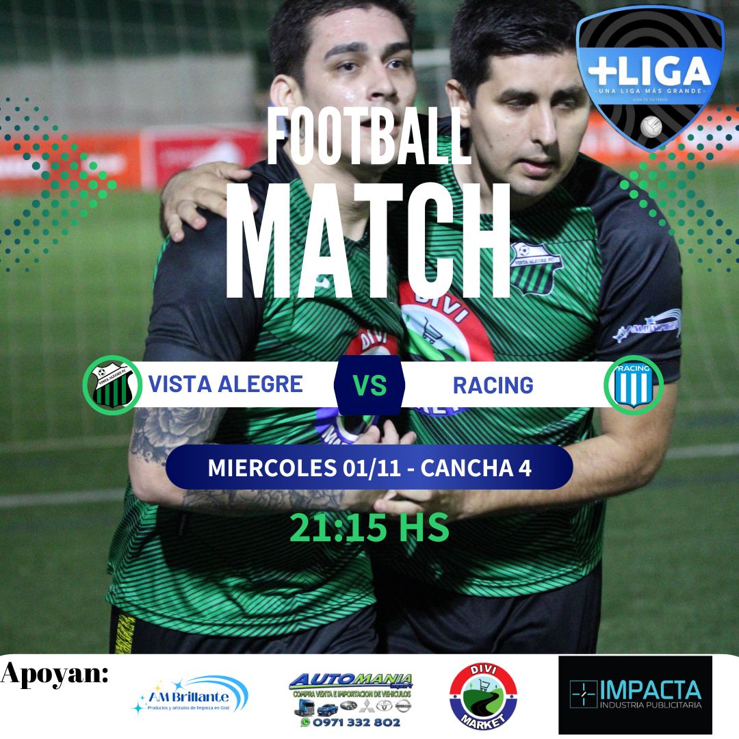 Hoy por los 8vos de Final Ida nos enfrentamos a <a href="/racingldh/">Racing</a> #VamosVistAlegreFC🖤💚 #ADejarLaVidaPorLosColores🖤💚 <a href="/ligadetuiteros/">+Liga Slots del Sol</a>