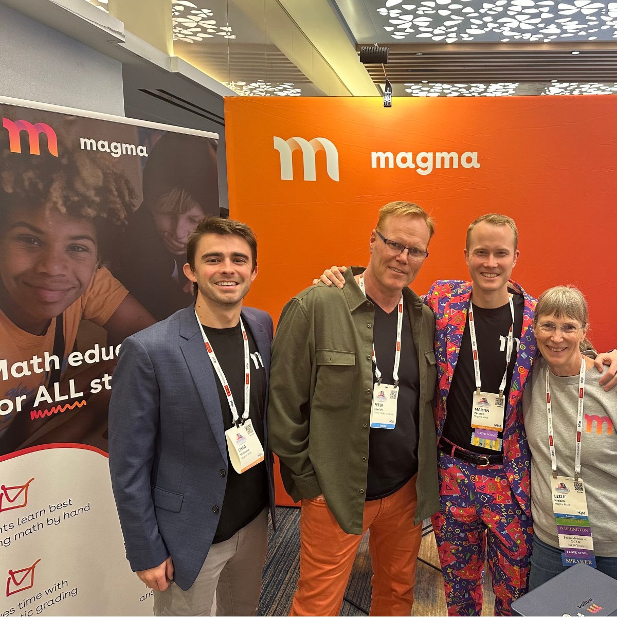 We are so thrilled to have had the opportunity to connect with so many innovative educators and leaders at #NCSM2023! 📚✨ A big thank you to everyone who stopped by our booth to learn, share, and inspire. Here's to continuing the conversation and driving math education forward
