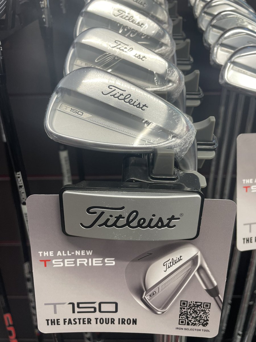 DaveCurlGolf's tweet photo. New @TitleistEurope Point of Sale is here to allow you to find out all about the different models of T Series! Want to find out more come instore here @WragBarnProShop & book a fitting.
#titleist #tseries #t150 #t200 @ben_fisher01 #findyourfaster https://t.co/6mfQNSjKMu