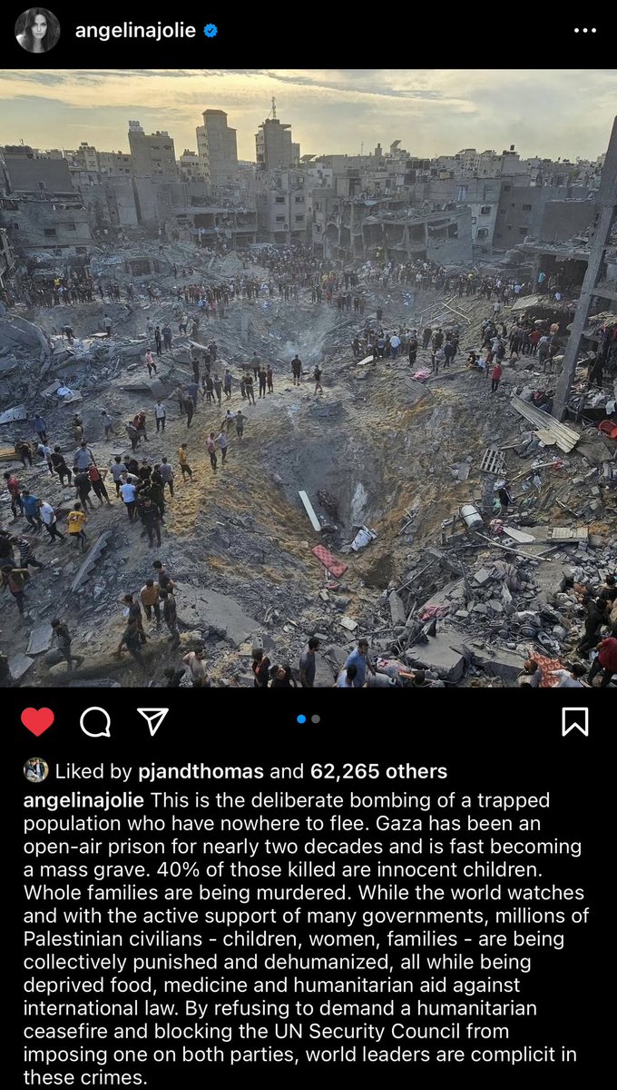AlijahStorm's tweet photo. Thank you #AngelinaJolie #Palestine https://t.co/qNU0oem2YM