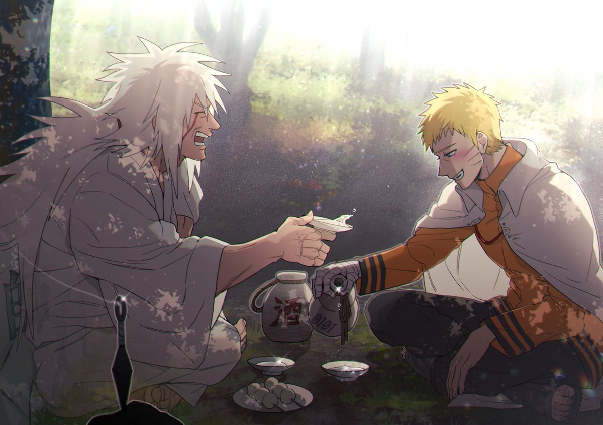 4th_tsunade's tweet photo. Naruto and Jiraya https://t.co/rdGh2o86Tl