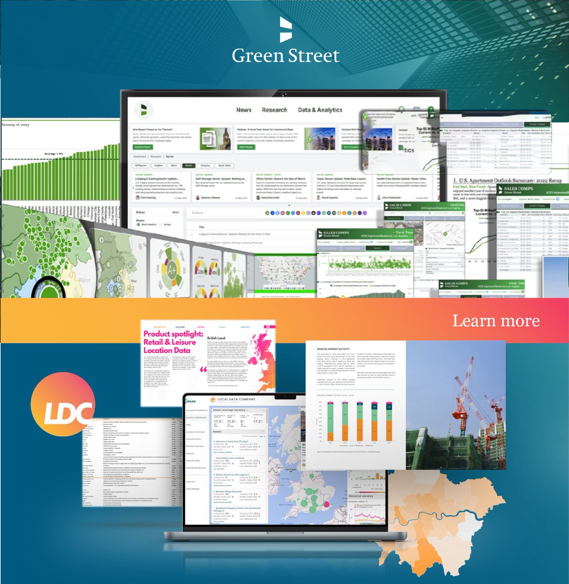 The Local Data Company (@localdataco) on Twitter photo Exciting corporate news! LDC has been acquired by <a href="/GreenStreet_CRE/">Green Street</a> – the preeminent provider of commercial real estate intelligence and analytics. Read the press release and learn more about Green Street: hubs.ly/Q027p-8y0 Exciting corporate news! LDC has been acquired by <a href="/GreenStreet_CRE/">Green Street</a> – the preeminent provider of commercial real estate intelligence and analytics. Read the press release and learn more about Green Street: hubs.ly/Q027p-8y0