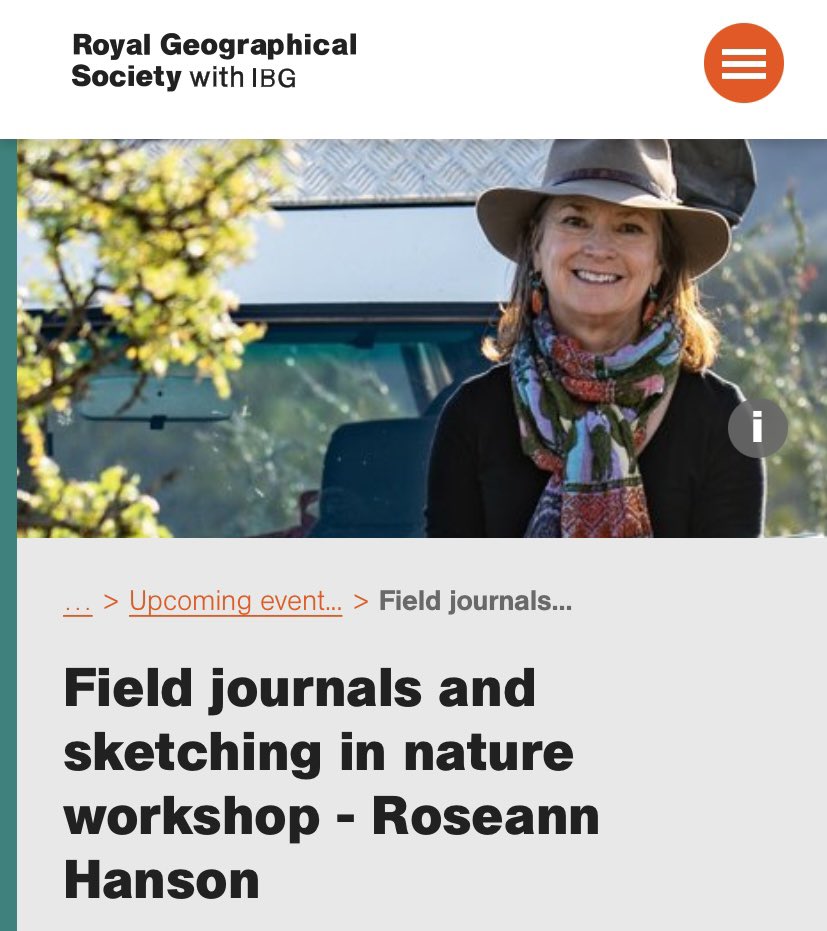 butnorain's tweet image. ‘Art of Exploration’ Starting at 6.30pm - in London and online. Rob will be joining Roseanne Hanson &amp;amp; other artists to talk about journals, mark making, what/how/why explore and more. Info here: 

rgs.org/events/upcomin…