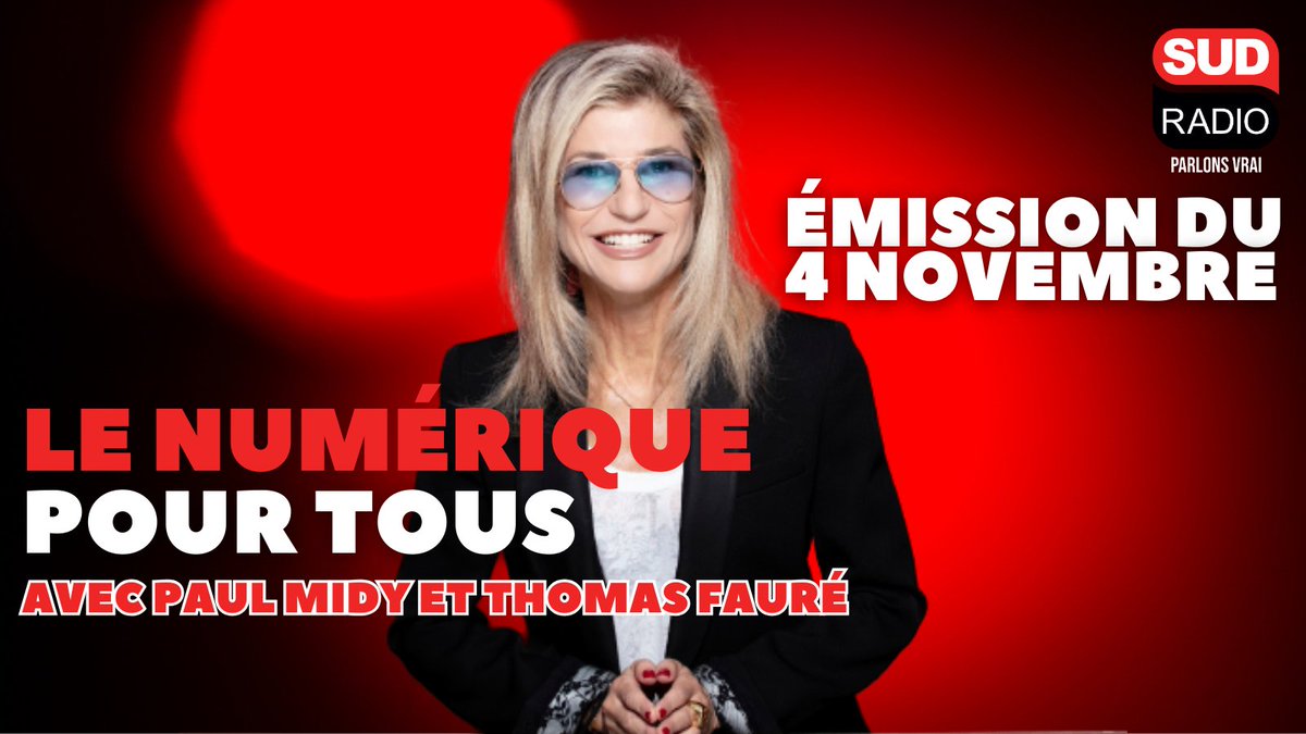 🔴 Vous voulez revoir "Le Numérique pour tous", présenté par <a href="/VanessaPerez_VP/">Vanessa Perez</a> ?

Retrouvez le replay de l'émission : sudradio.fr/programme/le-n…