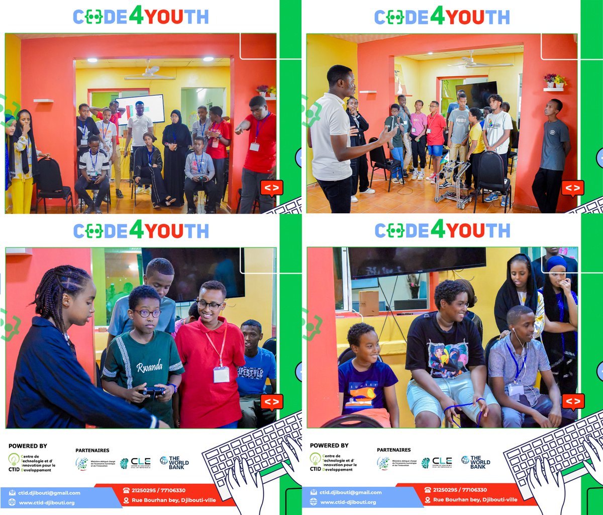 Code4Youth1's tweet photo. #Day31/#CHALLENGEDAY1 #SCRATCH
Améliorer son RAISONNEMENT en PROGRAMMATION ORIENTEE OBJET en programmant 1 #RobotPolicier dirigeant la circulation dans 1 carrefour de 3 voies avec 1mn de rotation
▶️Challenge résolu en 1 temps record de 1m35s par le gagnant du jour🏅
#Djibouti https://t.co/bxLYIqrx0o