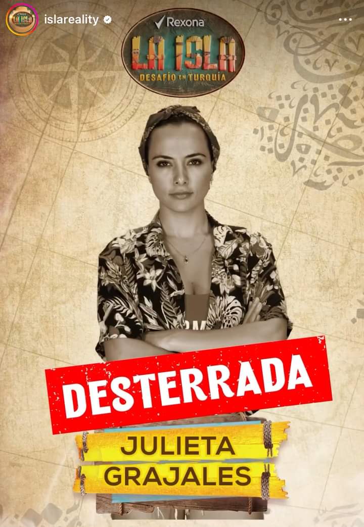 ¡SE LES FUE LA MEJOR! 
Ayer fue eliminada #JulietaGrajales del reality #LaIsla. Julieta fue la participante que más contenido dió y hacia ver el programa. 
Lamentablemente los que quedan NINGUNO aporta nada a #LaIsla, por eso la audiencia fue de más a menos pues sacaron a los que