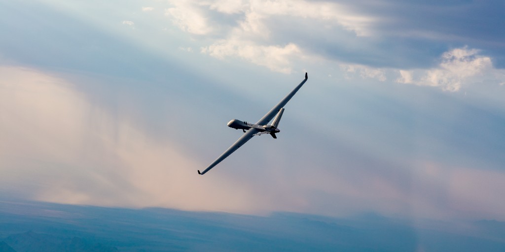 GenAtomics_ASI's tweet photo. GA-ASI is supplying 3 of the most advanced unmanned aircraft in their class to @AFSpecOpsCmd.
Watch GA-ASI President David Alexander’s #AFASeptember @GovExec interview to learn how #MQ9B is a true game changer.
📺https://t.co/gMcKIvquNS https://t.co/A0VyrR90ja