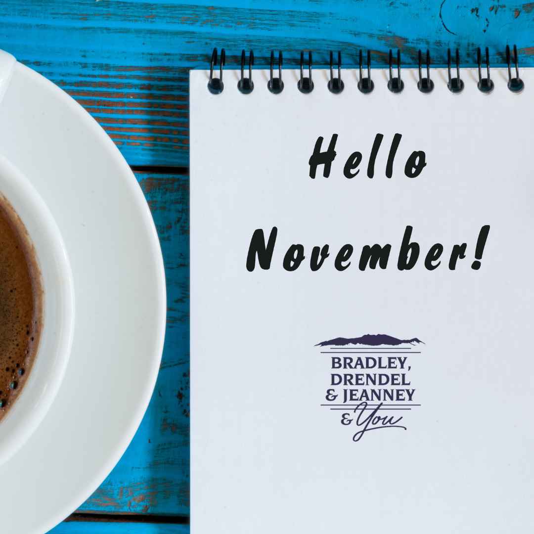 BradleyDrendel's tweet photo. Hello, November! What's on your checklist for this month? Share your goals, plans, and aspirations as we embrace the beauty of autumn and the promise of a new month. #HelloNovember #TheOneClearChoice #Since1957 #BestOfReno #PersonalInjuryLawyer #Lawyers #BDJLaw #InsuranceBadFaith https://t.co/bBmP1Vyh6E