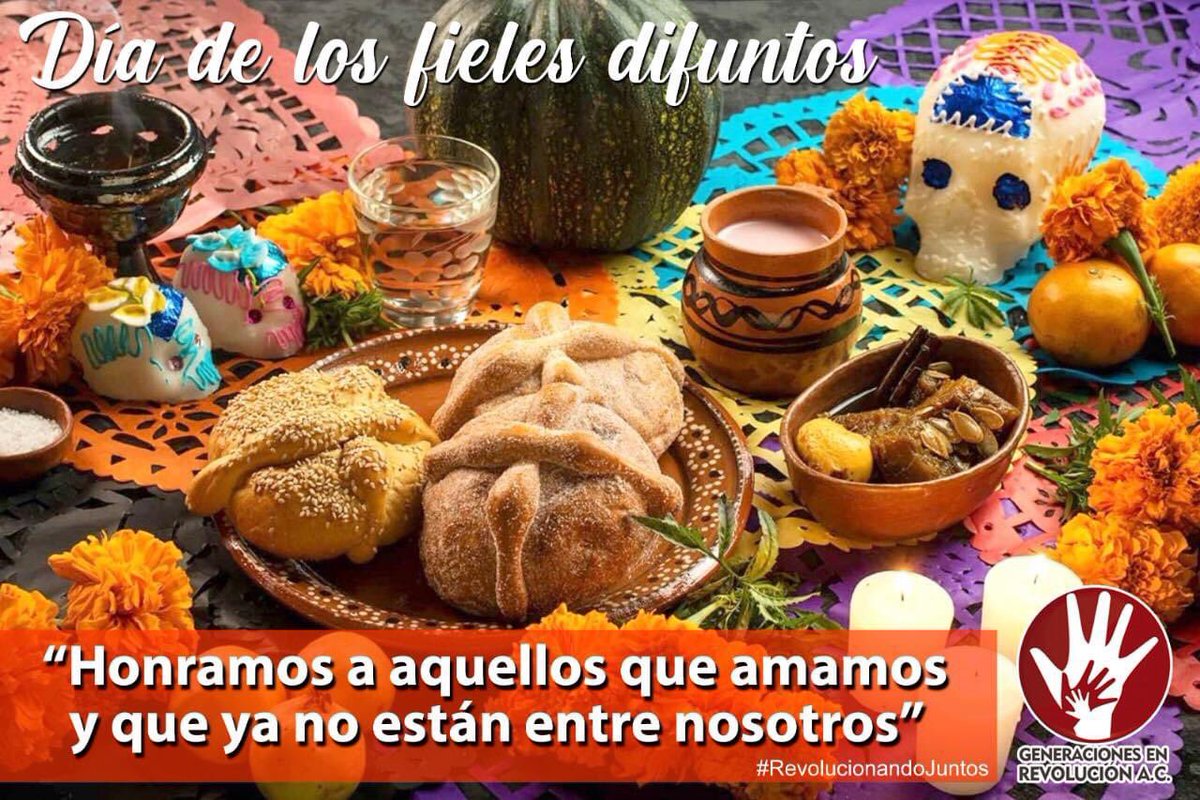 GeneracionEnRe's tweet photo. “No se muere quien se va, solo muere quien se olvida” #diademuertos #GR #RevolucionandoJuntos #generandocomunidad https://t.co/GTEtbuOEqp