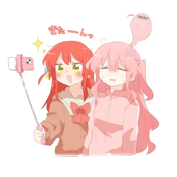 本当はどっちもストレートヘアー