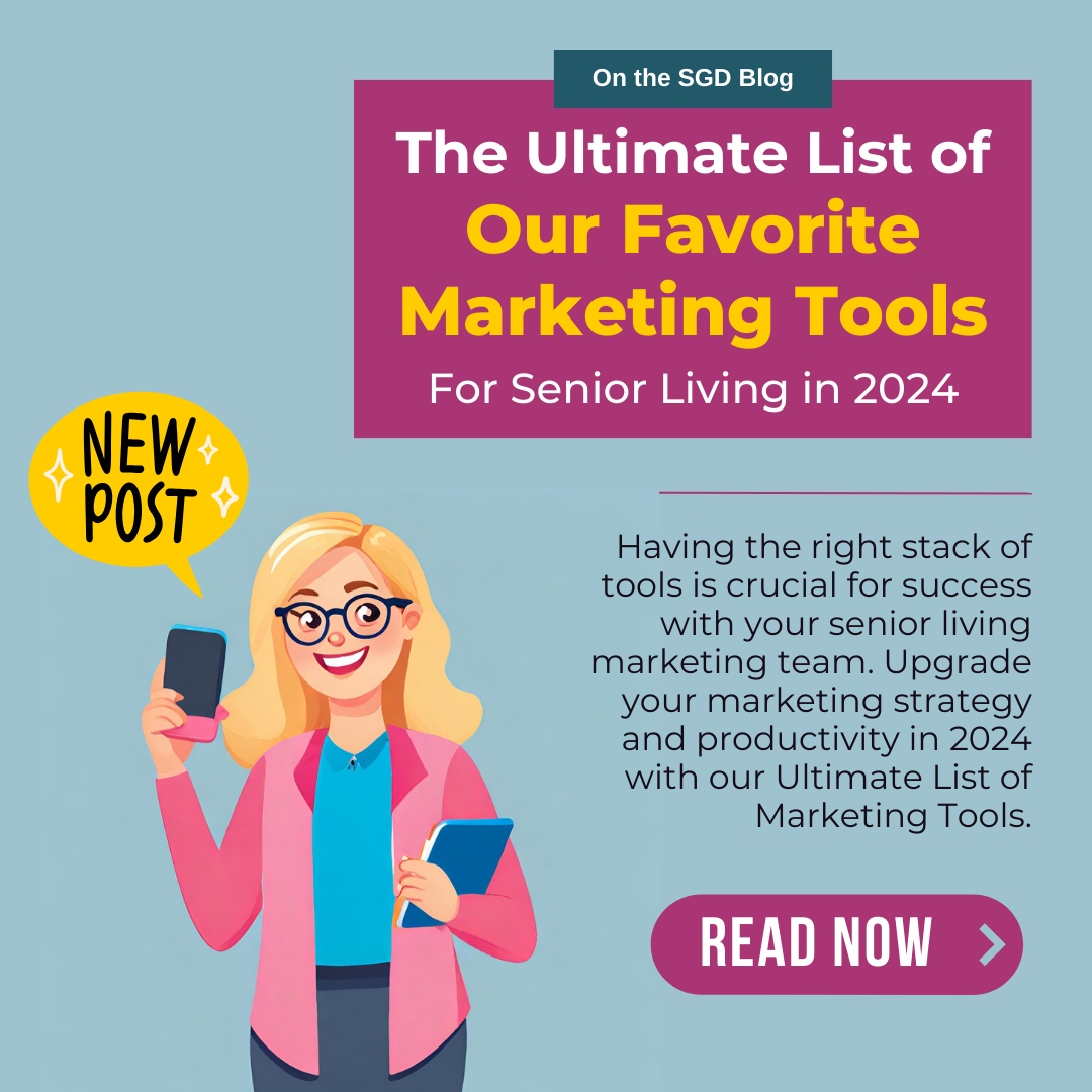 🔔 NEW BLOG POST ALERT🔔  (You won’t want to miss this one…)

Read up on our ULTIMATE list of marketing tools for 2024! Download our FREE pdf inside 📥

Find our new blog post here ➡️ smartgirldigital.com/ultimate-list-… 

#marketingtools #seniorlivingmarketing #marketingstrategy