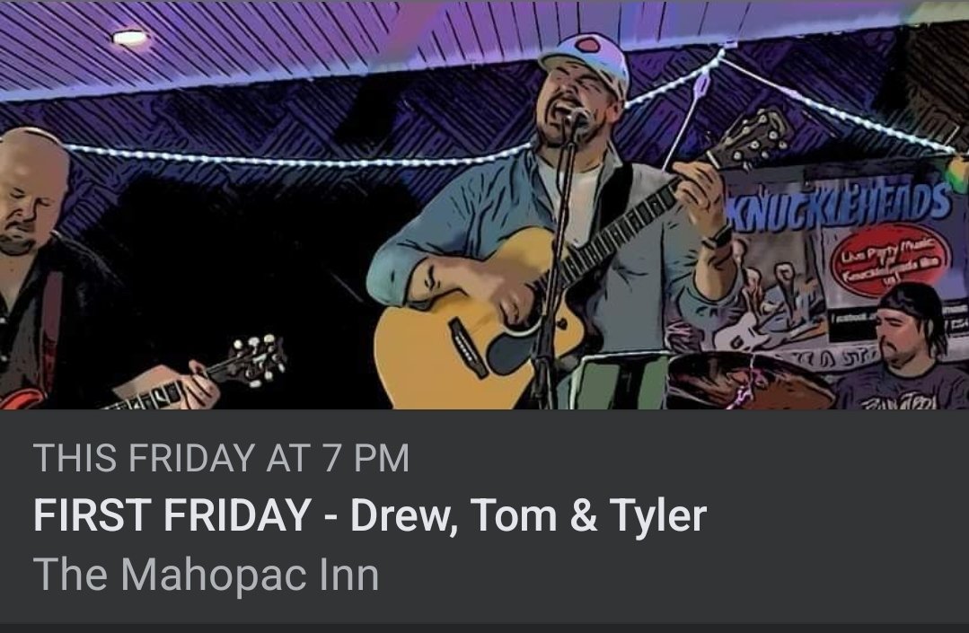 Friday November 3rd 7-11 PM @ The Mahopac Inn!