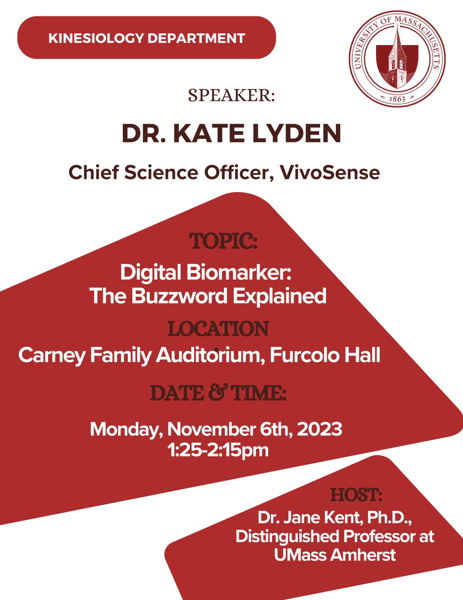 ayo, I can't wait for Kate's seminar talk on Monday! The term 'Digital Biomarker' is a mystery to me. 🧙‍♂️🔍<a href="/UMassKin/">Kinesiology</a> <a href="/VivoSense/">VivoSense</a>