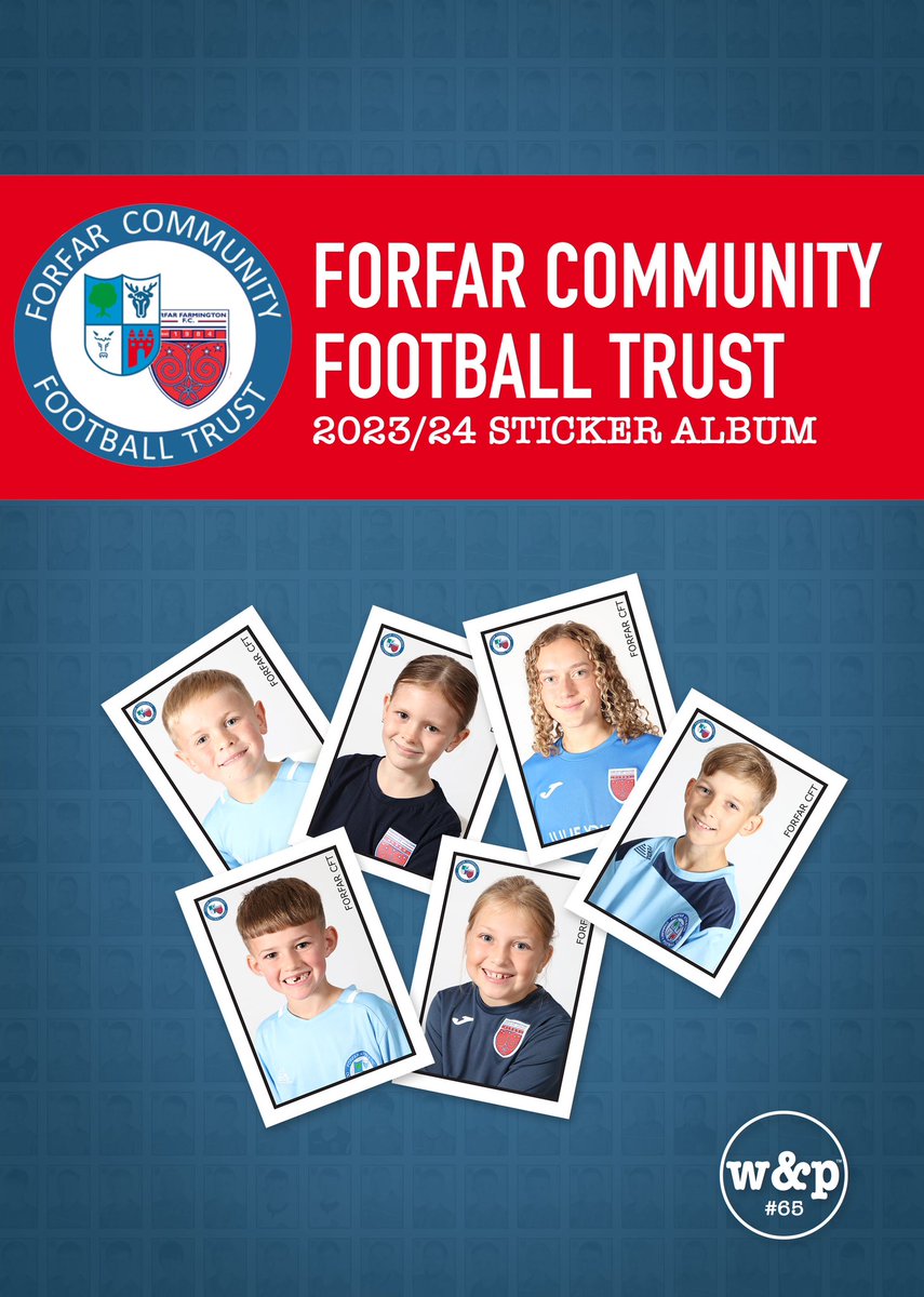 CONGRATULATIONS to the winners of the Forfar Community Football Trust 2023/24 sticker album raffle - We hope Alfie, Clementine, Yasmin, Matiss, Eilidh and Kodi all enjoy their new found fame!
Buy your copy at bit.ly/3ZkjtyK