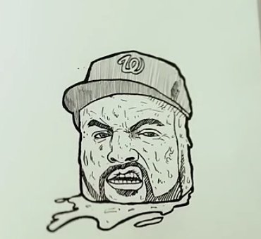 not_mxke's tweet photo. @ShitpostGate Ice Cube as an ice cube https://t.co/vGlJTCkiBY