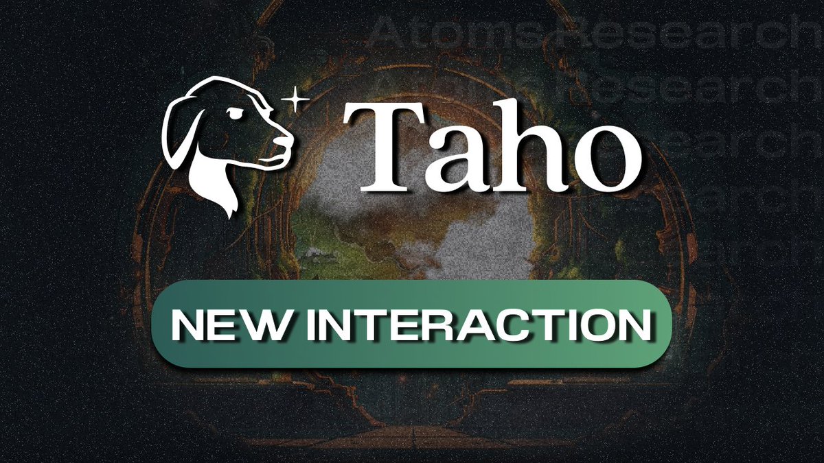 atoms_res's tweet photo. 🐶 Get ready for a potential airdrop from Taho

$TAHO token confirmed

Here is a new interaction with @taho_xyz  👇 https://t.co/0suMNy5XH7