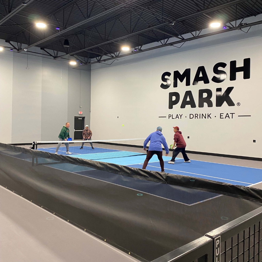 BentBrewstiller's tweet photo. Welcome to the #RosevilleMN neighborhood! 

We spent some time at Smash Park playing #pickleball, #axethrowing, and eating great #food with our #EnuffIPA on tap.

Head over and check them out!

#MNBreweries #Cheers #TwinCities https://t.co/rky9MLdZXS
