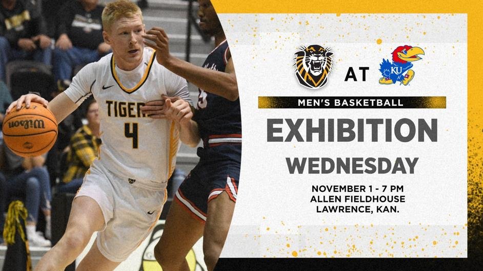 Tigers vs Jayhawks 7 pm on ESPN + fhsuathletics.com/news/2023/10/3…