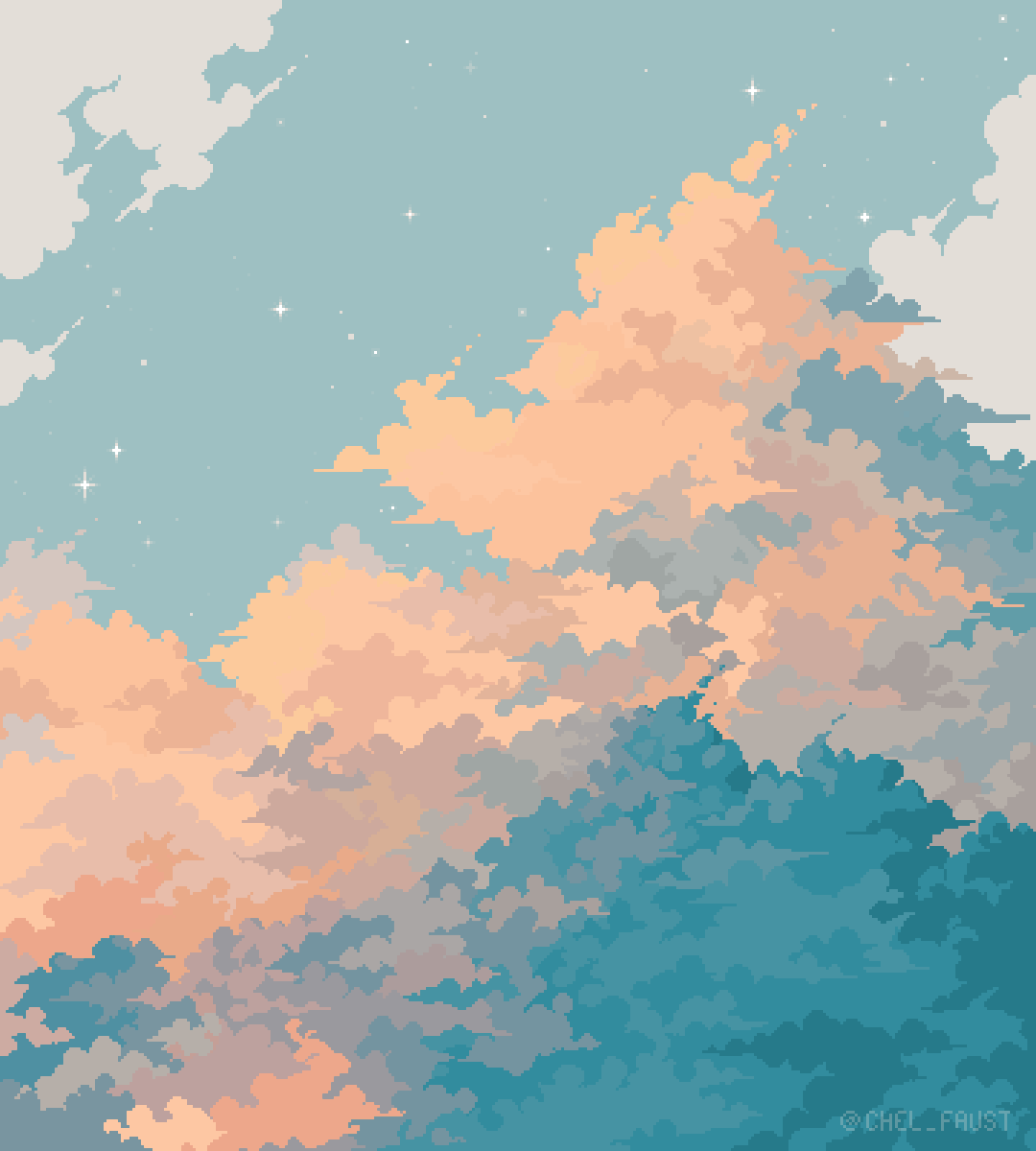 chel_faust's tweet image. 🩵🧡☁️