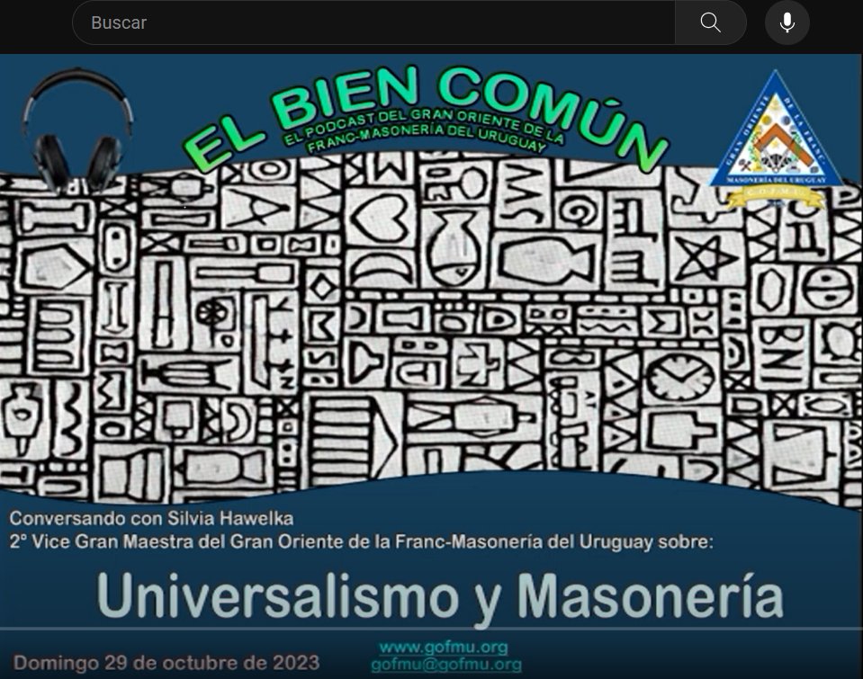 Les invitamos a escuchar el #Podcast El Bien Común de octubre 2023 @gofmuUy
youtu.be/hen4DOwBjHk?si…