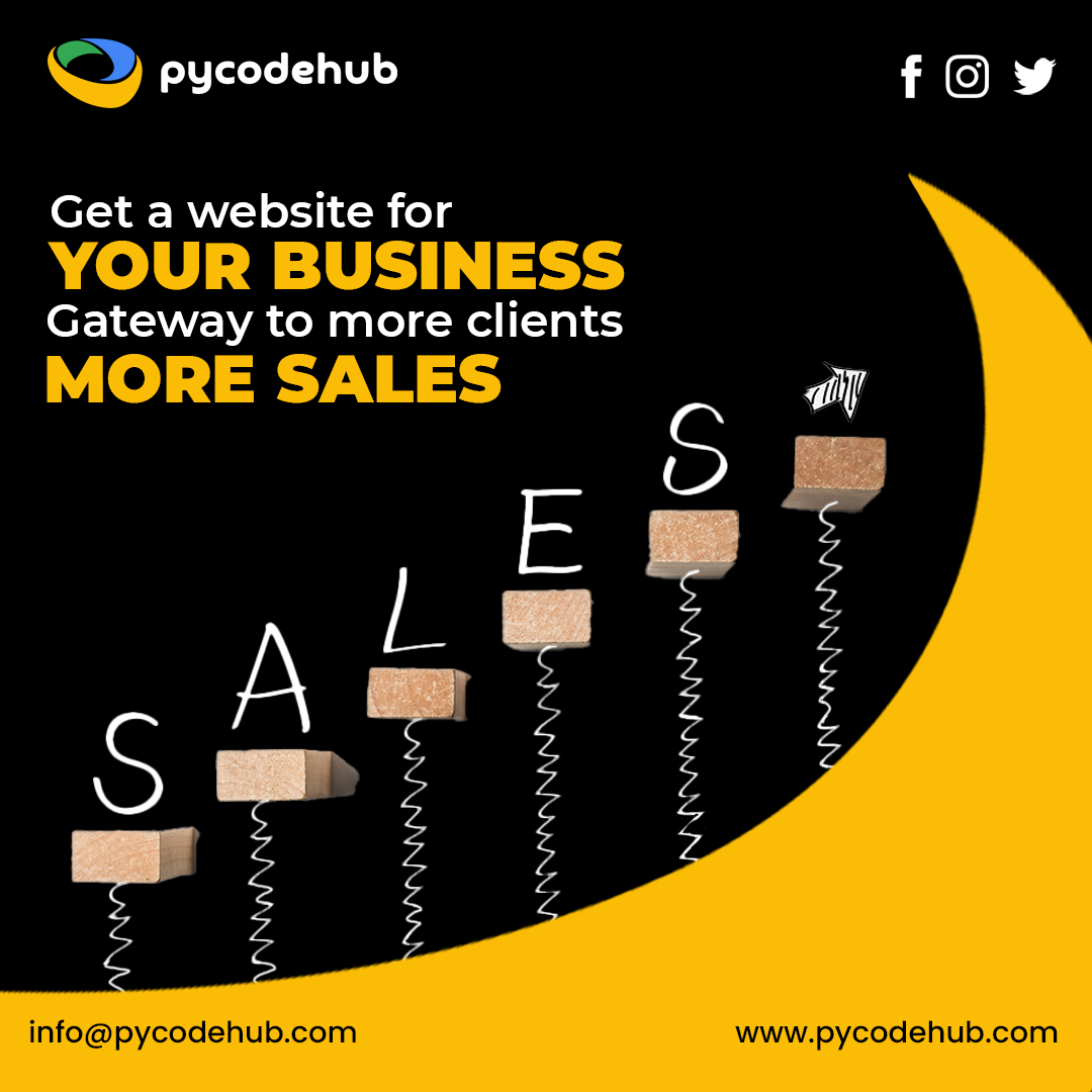 pycodehub's tweet image. Unlock the digital doorway to success with PyCodeHub! Expand your business with a professional website - your key to attracting more clients and boosting sales.
For more information, visit our website:
pycodehub.com
#pycodehub #digitalgateway #BusinessElevation