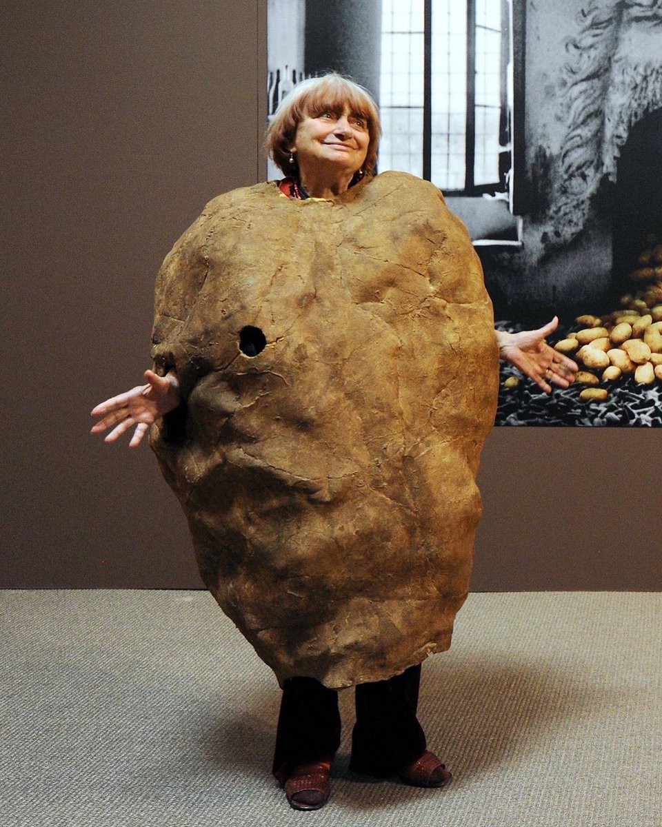 I hate film people at halloween what do you mean you’re going as agnès varda as a potato