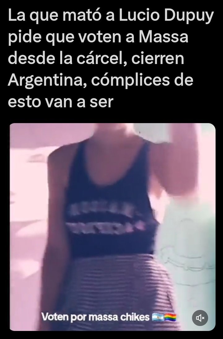 etupito's tweet photo. Están compartiéndo una video engañoso de la asesina de Lucio Dupuy bailando en la cárcel y militando a Massa.
El video está trucado y le pusieron la frase👀.
Asi trabaja la derecha. Mienten y engañan. Les dejo el original y el falso 🤷‍♀️compartan para que siempre triunfe la verdad https://t.co/oS7yIJwte1