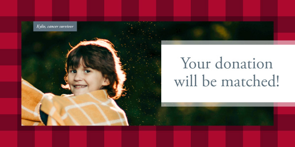 Right now, you can make better treatments possible for kids like Kylie, who was diagnosed with stage 4 rhabdomyosarcoma. Thanks to a generous group of supporters, gifts made now through December 31 will be matched, up to $100,000! Donate today: ccrf.org/your-impact-ma….