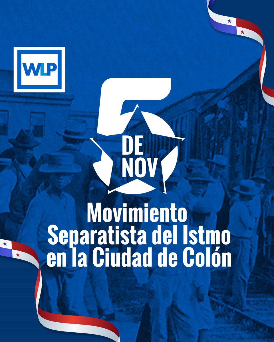 PtyWlp's tweet photo. Colón se viste de rojo, blanco y azul, para rendir honores aquellos próceres y mártires que ganaron batallas y lucharon para devolverle la soberanía plena al istmo.

#5Noviembre #Patria #Colón https://t.co/N2mICHYnTA