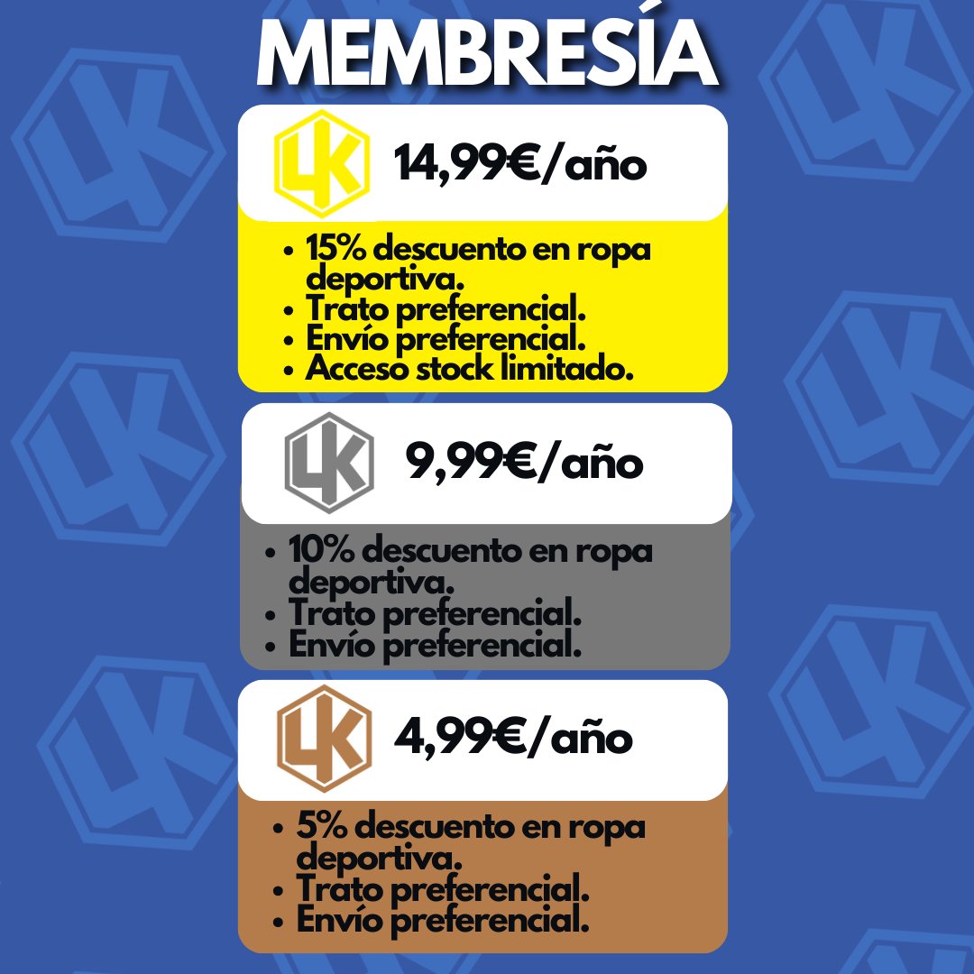 4kJerseys's tweet photo. ¿No te has enterado aún de nuestras membresía?

Obtén descuentos y ventajas especiales haciéndote miembro de 4k https://t.co/YU5Z9RKjQy