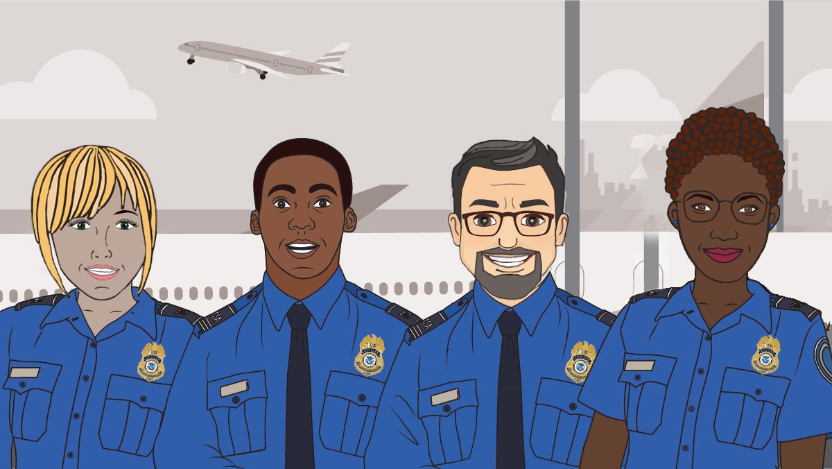 TSA's tweet photo. #TravelTip: Remember to arrive at your airport early, make sure you don’t have any prohibited items in your carry-on bag, and know we’re doing all we can to make your experience as stress-free as possible.

Need more tips? Visit: https://t.co/kSSdjB6BRi #RespectingOurOfficers https://t.co/psFLYgjMEy