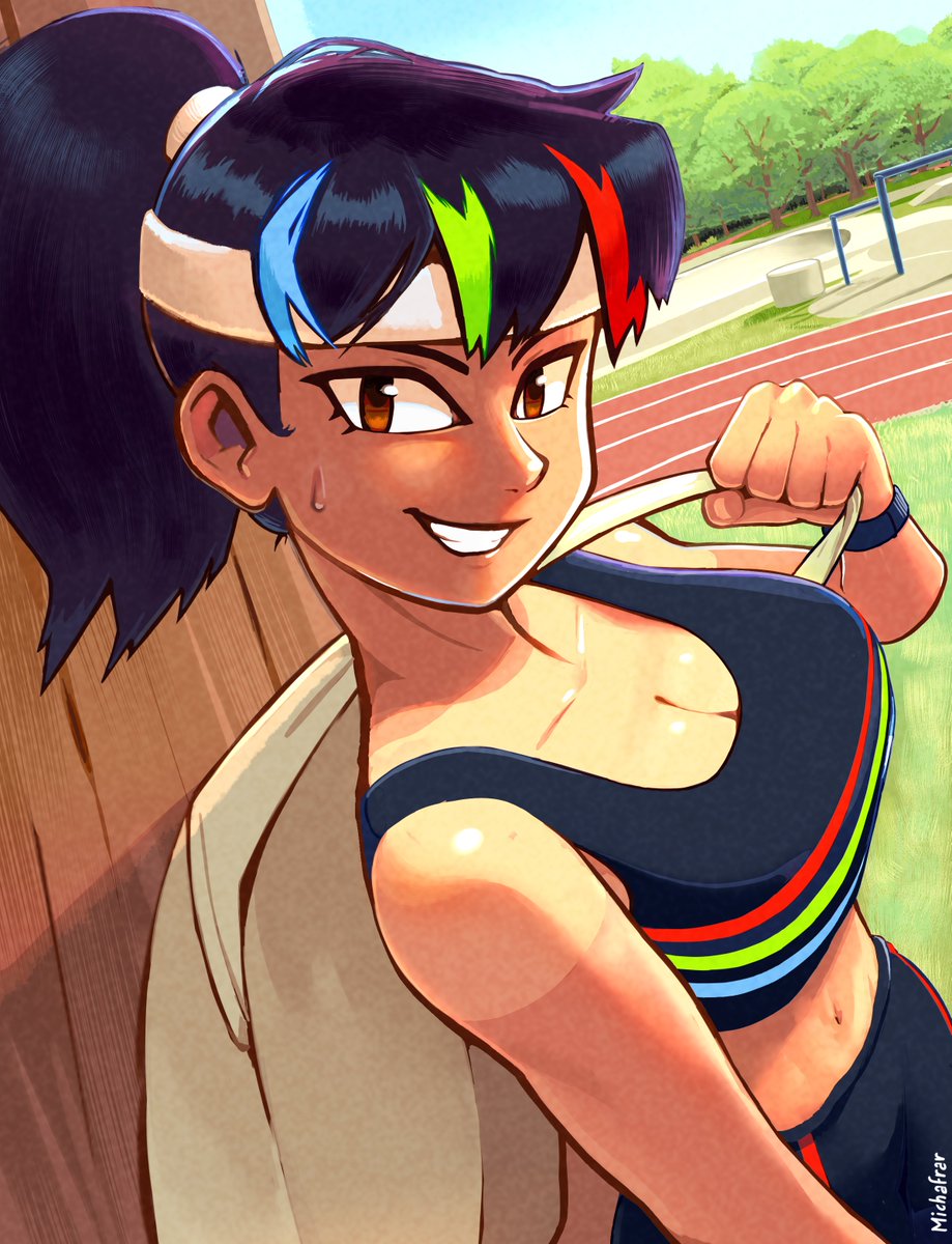 Michafrar's tweet image. Gift for @the_jieb! I love Yeet-chan :&amp;gt;