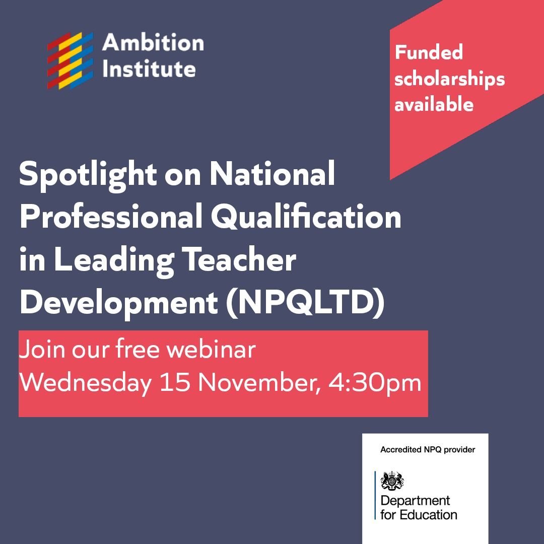 Ambition Institute tweet media