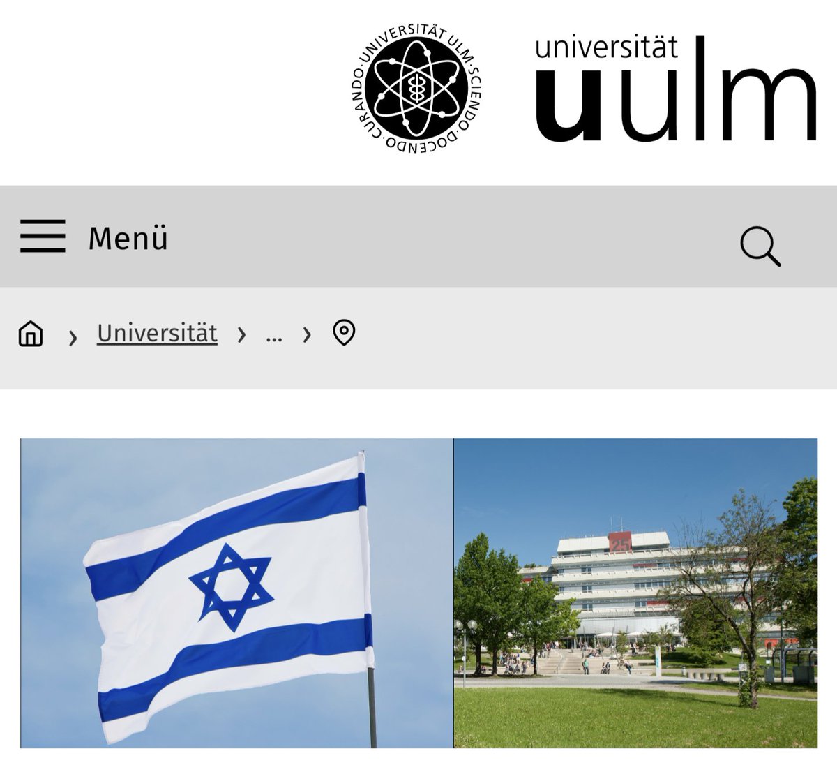 Kay Gottschalk (@kaygottschalk8) on Twitter photo <a href="/WeizmannScience/">Weizmann Institute</a> We <a href="/uni_ulm/">Universität Ulm</a> strongly stand with our partners in Israel in these difficult times.
uni-ulm.de/universitaet/h… <a href="/WeizmannScience/">Weizmann Institute</a> We <a href="/uni_ulm/">Universität Ulm</a> strongly stand with our partners in Israel in these difficult times.
uni-ulm.de/universitaet/h…