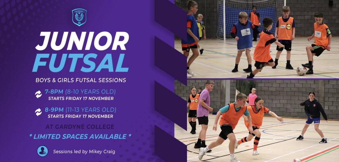 MikeyCraig7's tweet photo. New day and times for the junior futsal⚽️ https://t.co/d3KssVSfgg