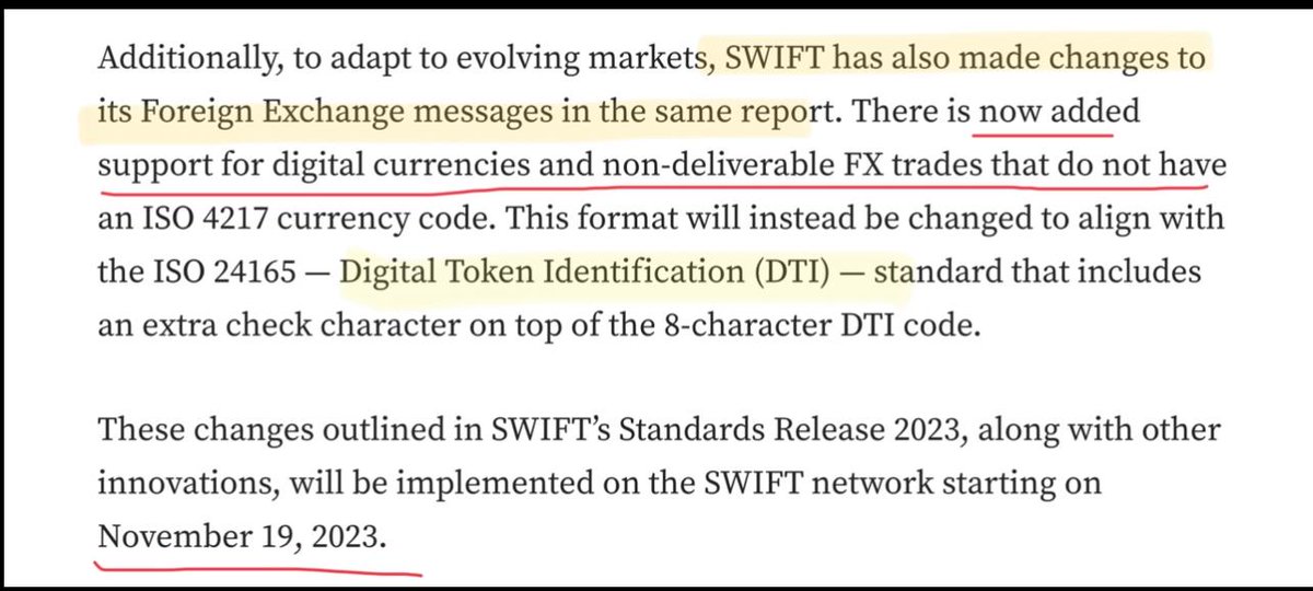 ISO 20022.... LET'S DO IT tweet media