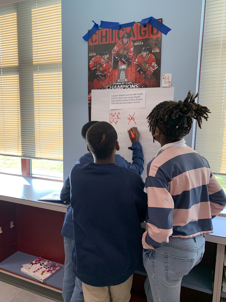 MrDillardWARREN's tweet photo. Students in Mr. Healy’s class are working on thinking tasks around the room today! Love the collaboration, problem solving, and THINKING students are doing! #WarrenWill https://t.co/lNfBPAfrjx