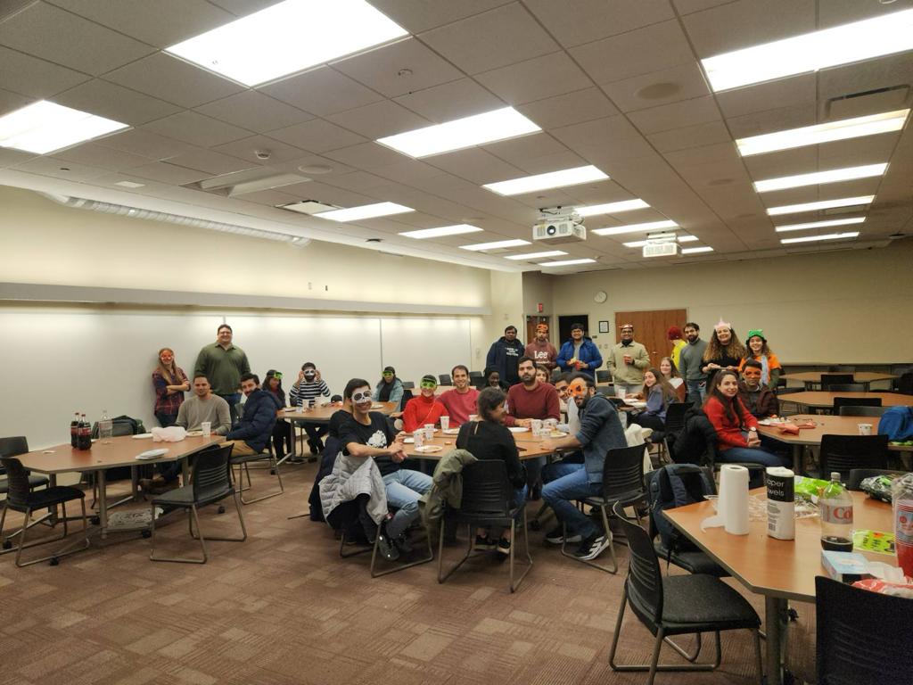 INFORMS_at_OU's tweet photo. 🎃 A Spectacular Halloween Night! 🌕👻🦇
A big shoutout to our amazing members for joining us and making our Halloween social unforgettable. Your creativity and enthusiasm lit up the night! 😱🕷️
#INFORMSHalloween #HalloweenFun #INFORMSatOU https://t.co/I7dBVNn40y