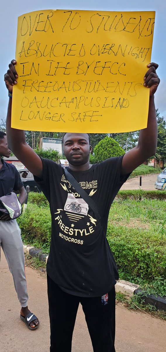 Ife_Agric's tweet photo. #FREEOAUSTUDENTSNOW
WE CONDEMN THESE UNJUST ACT ONCE AGAIN AND WE DEMAND THE RELEASE OF GREAT IFE STUDENTS NOW.
#OAUTwitter #oau #FreeOAUStudentsnow https://t.co/0BSk7p0WbU