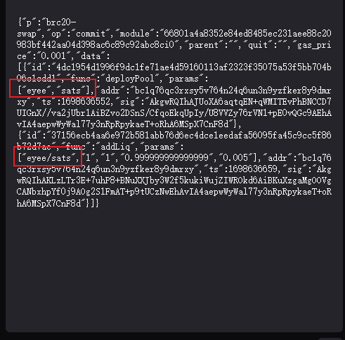 DeSoFengGe's tweet photo. $eyee <> $sats unisat-swap主网第一笔交易。 #sats 毋庸置疑,为什么是 #eyee?我也不明白,找到了eyee的推特,叫第三只眼,推文内容有意思,是我喜欢的类型,像是在做一件有意思的事——“观察,然后激发新视角。”个人认为有很大的 #meme 潜能,也有与落地应用结合点,总市值2万美金出头,适合10U党。 https://t.co/WojhfwynGx