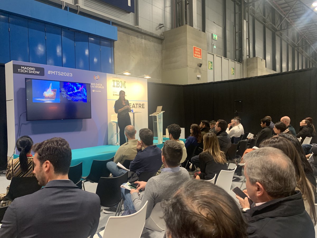 SQreamTech's tweet image. We just wrapped up #bigdataworld Spain! Huge thank you and kudos to Deborah Leff for representing SQream and presenting the future of analytics.🚀