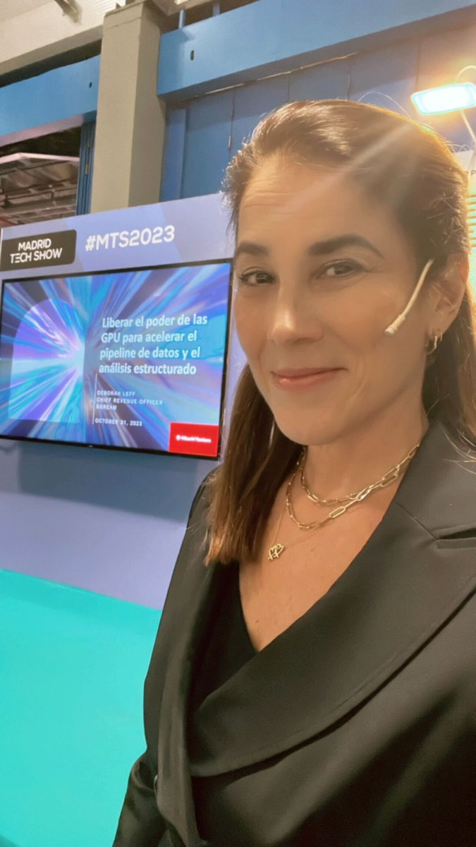 SQreamTech's tweet image. We just wrapped up #bigdataworld Spain! Huge thank you and kudos to Deborah Leff for representing SQream and presenting the future of analytics.🚀