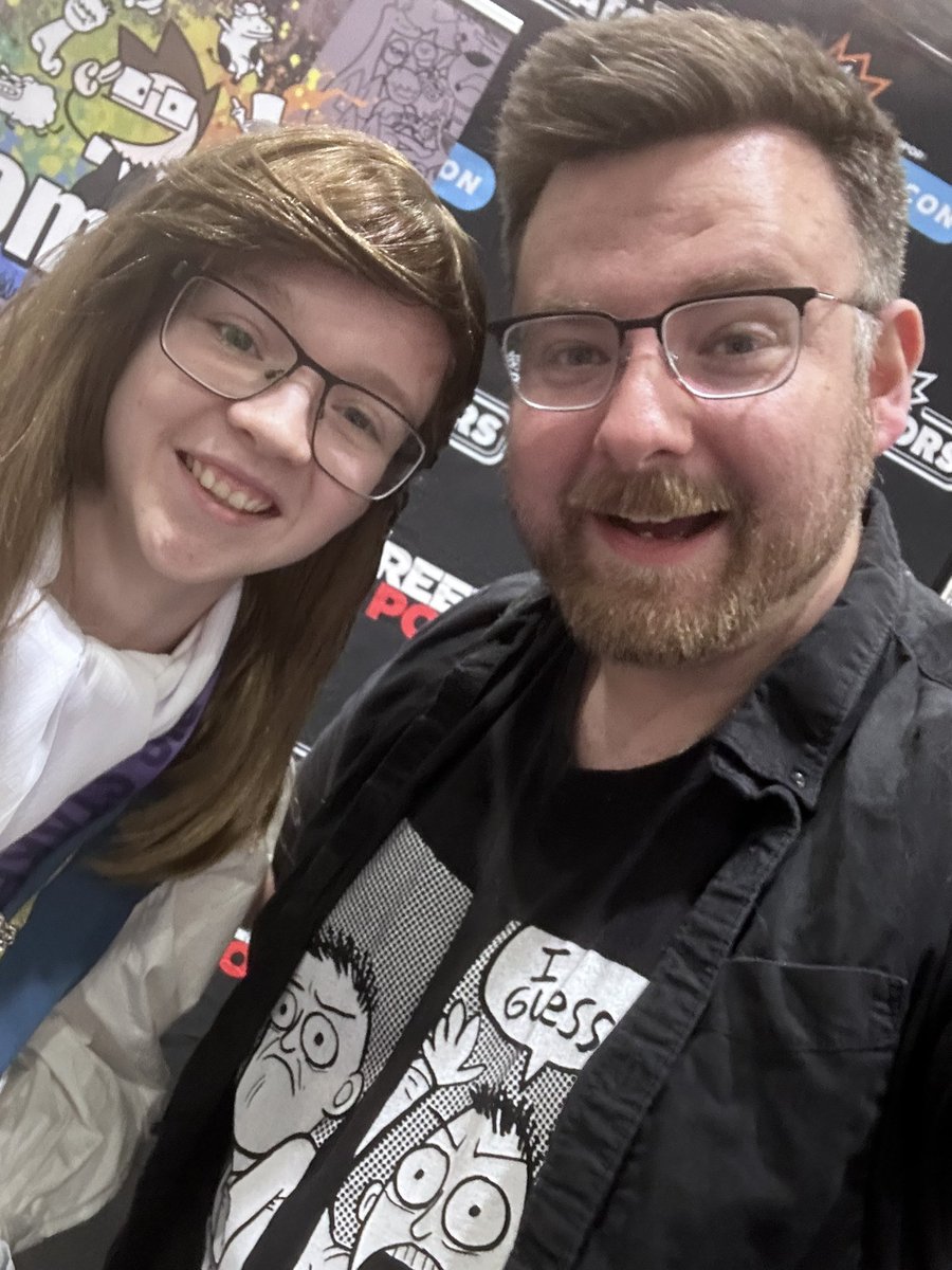 Asterspinecone's tweet photo. Had a good time at #MCMComicCon in London as Ho-Tan!! @Lazbotron I also got to meet TomSka #bbcghosts #yonderland #tomska https://t.co/fxtCw5T1DD