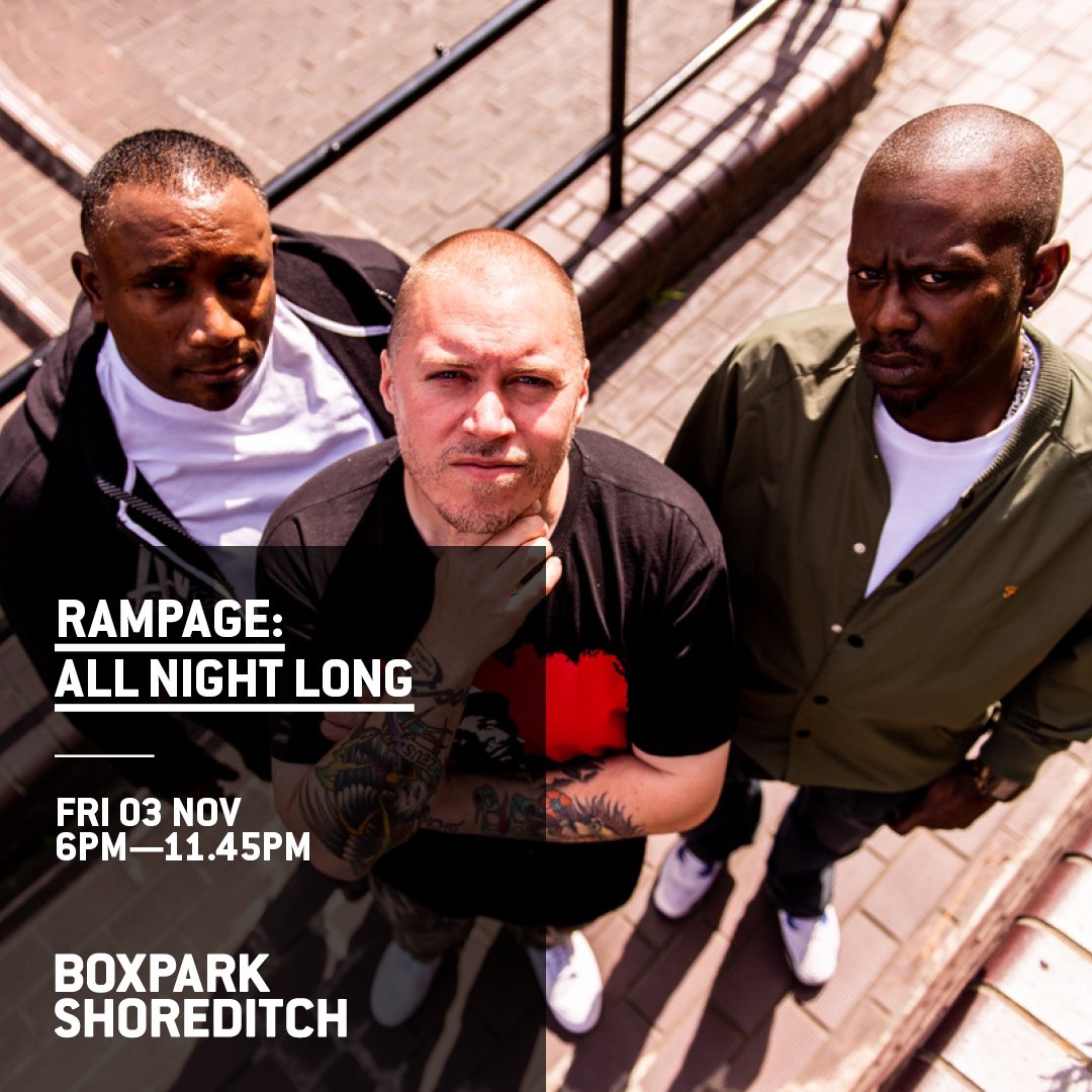 boxpark's tweet photo. HELLO NOVEMBER!🤩
 
WED: @knox38s 
THU: Post Work Pop Party  // @BaileLDN 
FRI: @RampageSound 
SAT: Lip Sync Battle - Boxpark Bottomless Brunch // @CoorsBeer Saturday Sessions
SUN: Way Back When - Games &amp; Old Skl 

For more info &amp; tix, link in bio!

#londonevents #eventsinlondon https://t.co/yrjx84ldYS